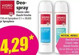 Norma Deo- spray Angebot