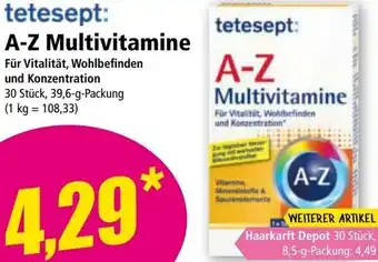 Norma A-Z Multivitamine Angebot