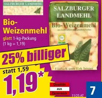 Norma Bio- Weizenmehl Angebot