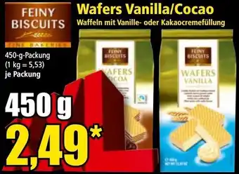 Norma Wafers Vanilla/Cocao Angebot