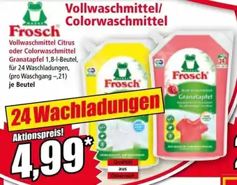 Norma Vollwaschmittel/ Colorwaschmittel Angebot