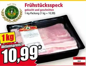 Norma Frühstücksspeck Angebot