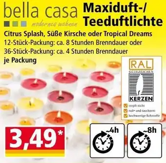 Norma Maxiduft-/ Teeduftlichte Angebot