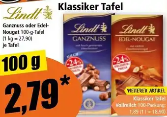 Norma Klassiker Tafel Angebot