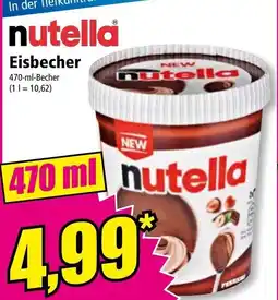 Norma Nutella eisbecher Angebot