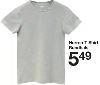 Zeeman Herren-T-Shirt Rundhals Angebot