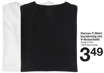 Zeeman Herren-T-Shirt kurzärmlig Angebot