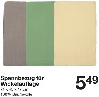 Zeeman Spannbezug für Wickelauflage Angebot