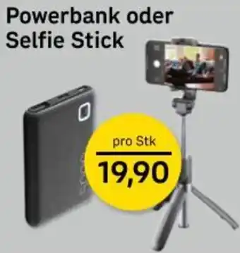 Post Powerbank oder Selfie Stick Angebot