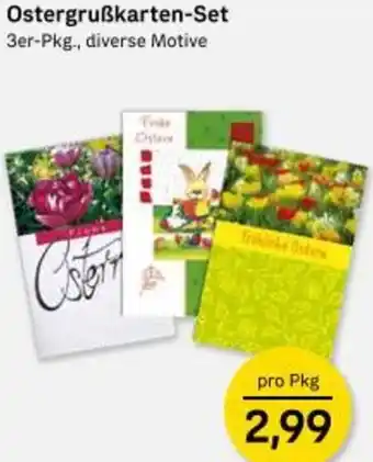 Post Ostergrußkarten-Set Angebot