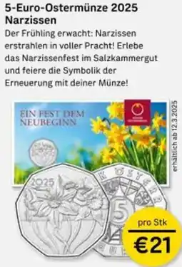 Post 5-Euro-Ostermünze 2025 Angebot