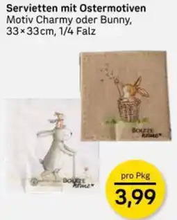 Post Servietten mit Ostermotiven Angebot