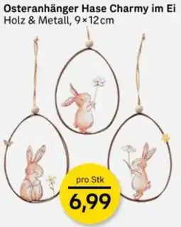 Post Osteranhänger Hase Charmy im Ei Angebot