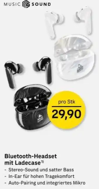 Post Bluetooth-Headset mit Ladecase Angebot