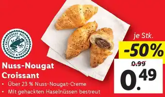 Lidl Nuss-Nougat Croissant Angebot