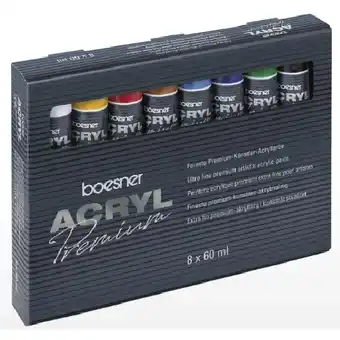 boesner Acryl Premium-Set, Preisangabe ohne MwSt. (Preis inkl. MwSt. 30,55 €), boesner Angebot