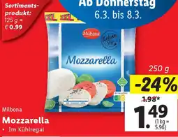 Lidl Mozzarella Angebot