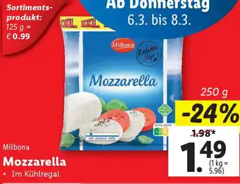 Lidl Mozzarella Angebot