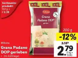 Lidl Grana Padano DOP gerieben Angebot