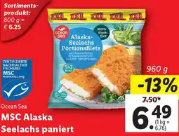 Lidl MSC Alaska Seelachs paniert Angebot