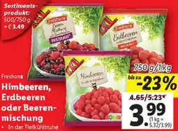 Lidl Himbeeren, Erdbeeren oder Beeren- mischung Angebot