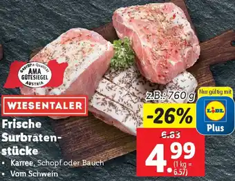 Lidl Frische Surbraten- stücke Angebot