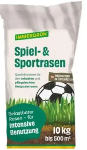 Lagerhaus Immergrün Rasensamen Spiel und Sport Angebot