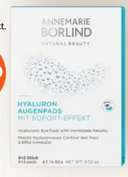 Prokopp Annemarie Börlind Hyaluron Augenpads Angebot