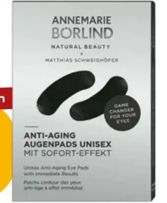 Martin Reformstark Annemarie Börlind Anti-Aging Augenpads Angebot