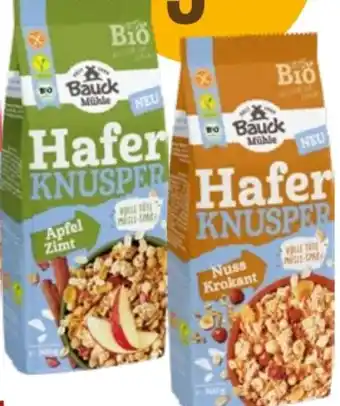 Martin Reformstark Bauck Mühle Bio-Hafer Knusper Müsli Angebot