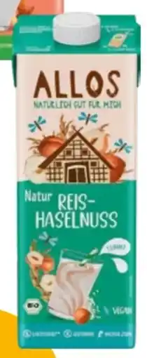 Martin Reformstark Allos Bio Reis-Haselnuss-Drink Angebot