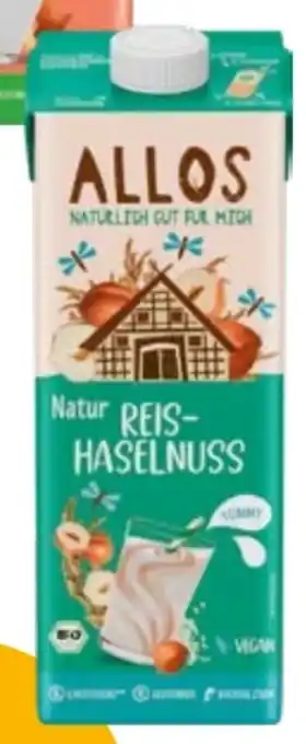 Martin Reformstark Allos Bio Reis-Haselnuss-Drink Angebot