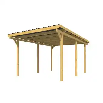 OBI Flachdach-Einzelcarport Holz 495x303x228 cm OBI Angebot