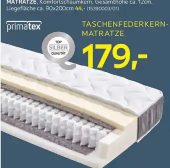 Möbelix Taschenfederkern- matratze Angebot