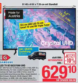 Maximarkt LED TV UE 65CU7090 UHD Angebot