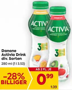 Billa Activia Drink Angebot