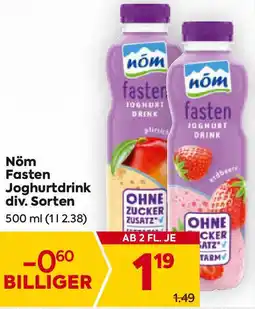 Billa Fasten Joghurtdrink Angebot