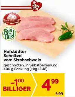 Billa Schnitzel vom Strohschwein Angebot