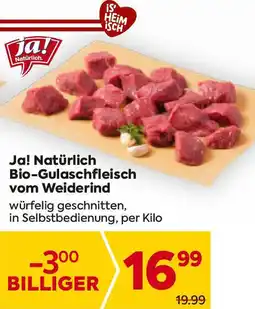 Billa Bio-Gulaschfleisch Angebot