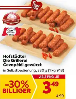 Billa Die Grillerei Ćevapčići gewürzt Angebot