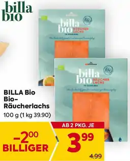 Billa Bio- Räucherlachs Angebot