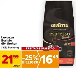 Billa Lavazza Barista Angebot