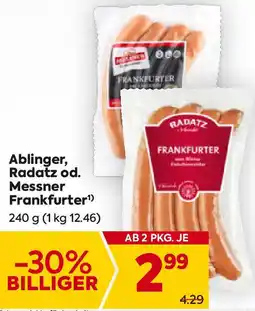 Billa Radatz od. Messner Angebot