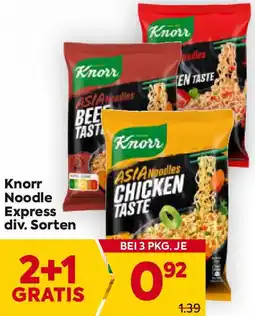 Billa Noodle Express Angebot