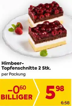 Billa Himbeer-Topfenschnitte Angebot