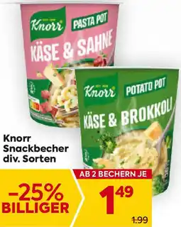 Billa Snackbecher Angebot