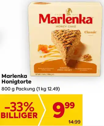 Billa Marlenka Honigtorte Angebot