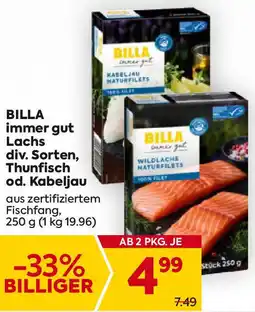 Billa Lachs Angebot