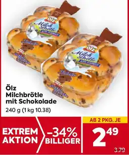 Billa Milchbrötle mit Schokolade Angebot