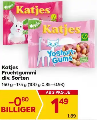 Billa Fruchtgummi Angebot